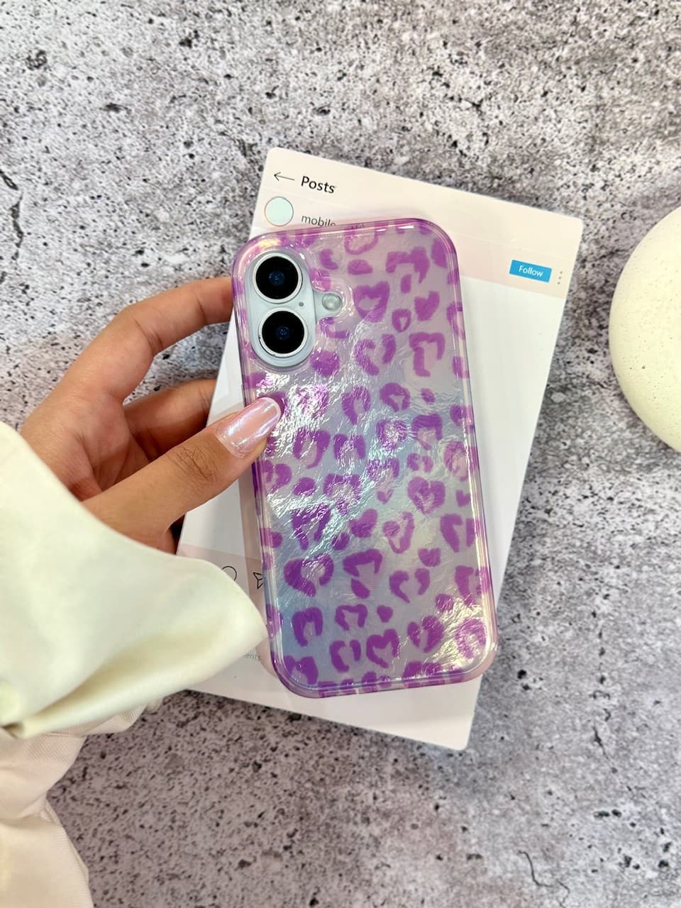 قاب پلنگی صورتی