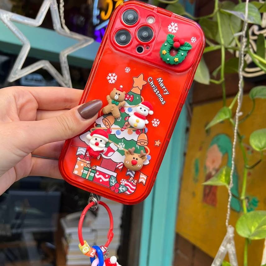 قاب کریسمس قرمز